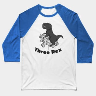 ThreeRex 3rd Birthday shirt Baseball T-Shirt